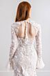 Willowby 54119M Echo Lined Illusion Sleeve Ruffle Skirt Bridal Dress