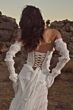 Willowby 54403 Daphne Removable Sleeve Smocked A-Line Bridal Gown