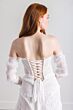 Willowby 54403 Daphne Removable Sleeve Smocked A-Line Bridal Gown