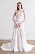 Willowby 54403 Daphne Removable Sleeve Smocked A-Line Bridal Gown