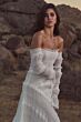 Willowby 54403 Daphne Removable Sleeve Smocked A-Line Bridal Gown
