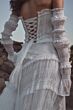 Willowby 54403 Daphne Removable Sleeve Smocked A-Line Bridal Gown
