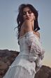 Willowby 54403 Daphne Removable Sleeve Smocked A-Line Bridal Gown