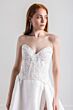Willowby 54404 Dawn Lace Bodice Pleated Taffeta Skirt Bridal Gown