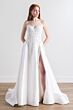 Willowby 54404 Dawn Lace Bodice Pleated Taffeta Skirt Bridal Gown