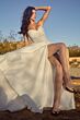Willowby 54404 Dawn Lace Bodice Pleated Taffeta Skirt Bridal Gown