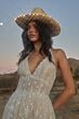 Willowby 54610 Lenny Halter Neck Stellar A-Line Wedding Dress