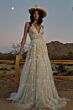 Willowby 54610 Lenny Halter Neck Stellar A-Line Wedding Dress