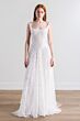 Willowby 54613 Ruqa Scoop Neck Beaded A-Line Wedding Dress