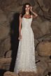 Willowby 54613 Ruqa Scoop Neck Beaded A-Line Wedding Dress