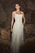 Willowby 54613 Ruqa Scoop Neck Beaded A-Line Wedding Dress