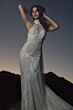 Willowby 54725 Zoe Tie Halter Neck Lace Wedding Gown