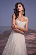 Willowby 54728 Tatum A-Line Basque Waist Scoop Neck Wedding Gown