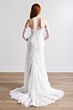 Willowby 54729 Zinnia Flounce Sleeve Plunging Neck Lace Wedding Gown