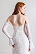 Willowby 54729 Zinnia Flounce Sleeve Plunging Neck Lace Wedding Gown