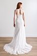 Willowby 54729 Zinnia Flounce Sleeve Plunging Neck Lace Wedding Gown