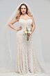 Locket 16137P Betty V-Back Plus Size Wedding Gown