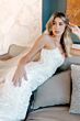 Locket 11121 Dream Sheer Back Floral Wedding Dress