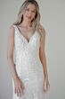 Locket 11130 Artis Open Back Floral Glitter Wedding Dress