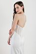 Locket 13210 Melisande Bow Neck Corset Back Wedding Dress