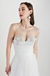 Locket 13218 Diantus Peek-A-Boo Neck Removable Strap Bridal Dress