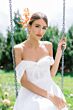 Locket 10215 Cinda Knotted Bust Off-The-Shoulder Bridal Dress