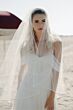 Locket 10215 Cinda Knotted Bust Off-The-Shoulder Bridal Dress