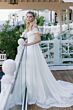 Locket 10215 Cinda Knotted Bust Off-The-Shoulder Bridal Dress