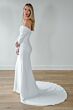 Locket 12246 Capri Off-The-Shoulder Cowl Neck Wedding Dress