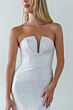 Locket 12253P Noor Strapless Button Back Wedding Dress