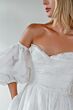 Locket 12255 Vienna Balloon Sleeve Drape Bodice Wedding Dress