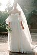 Locket 12255 Vienna Balloon Sleeve Drape Bodice Wedding Dress