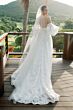 Locket 12255 Vienna Balloon Sleeve Drape Bodice Wedding Dress
