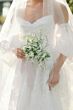 Locket 12255 Vienna Balloon Sleeve Drape Bodice Wedding Dress