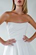 Locket 12727 Fortune Strapless Drape Bodice Wedding Gown