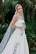 Locket 12727 Fortune Strapless Drape Bodice Wedding Gown