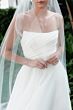 Locket 12727 Fortune Strapless Drape Bodice Wedding Gown
