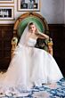 Locket 12727 Fortune Strapless Drape Bodice Wedding Gown