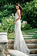 Locket 12729 Wellesly Lace Hem Strapless Wedding Gown