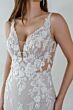 Locket 12735 Dayana Plunging Neck Mermaid Wedding Gown
