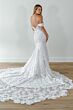 Locket 12736 Siddalee Petal Train Sweetheart Neck Wedding Gown