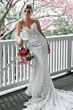 Locket 12736 Siddalee Petal Train Sweetheart Neck Wedding Gown