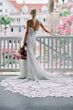 Locket 12736 Siddalee Petal Train Sweetheart Neck Wedding Gown