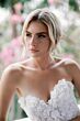 Locket 12736 Siddalee Petal Train Sweetheart Neck Wedding Gown