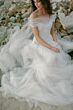 Locket 12825 Dazzle With Topper A-Line Wedding Gown
