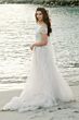 Locket 12825 Dazzle With Topper A-Line Wedding Gown