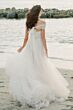 Locket 12825 Dazzle With Topper A-Line Wedding Gown