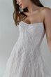 Locket 12825P Dazzle Beaded Strapless A-Line Wedding Gown