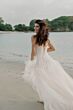 Locket 12825P Dazzle Beaded Strapless A-Line Wedding Gown
