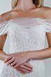 Locket 12835 Amaze With Topper Fit-And-Flare Bridal Dress